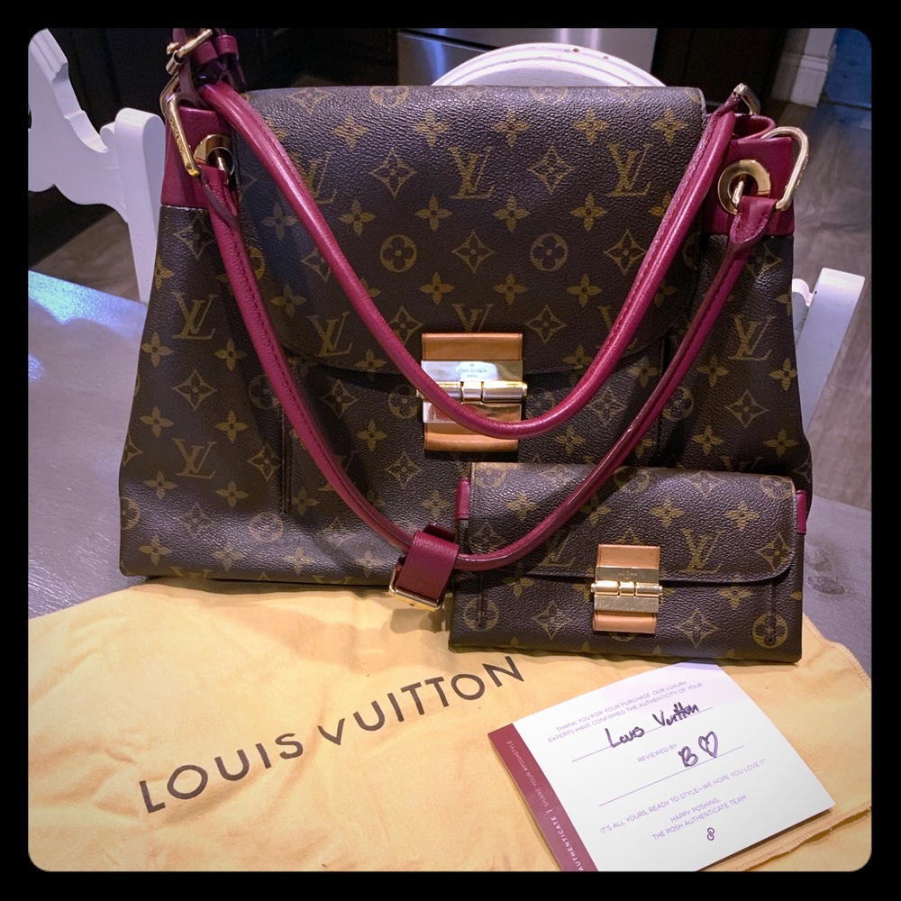 Louis Vuitton Olympe bag and wallet